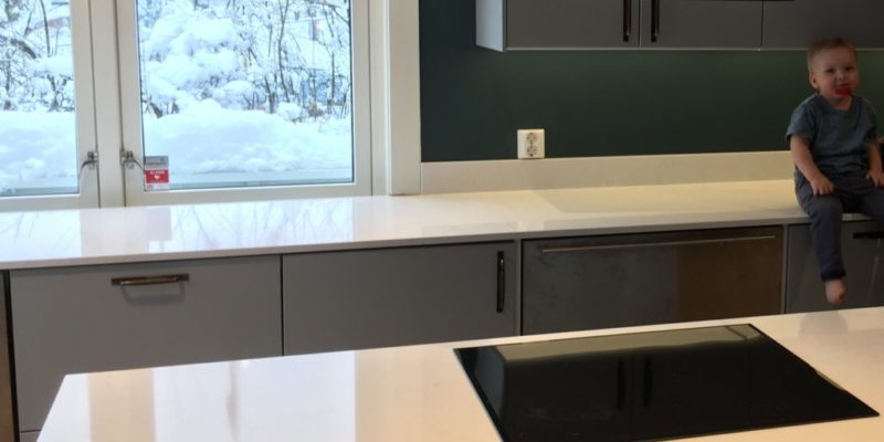 A polished or honed worktop?